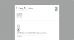 Desktop Screenshot of holger-barghorn.de