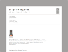 Tablet Screenshot of holger-barghorn.de